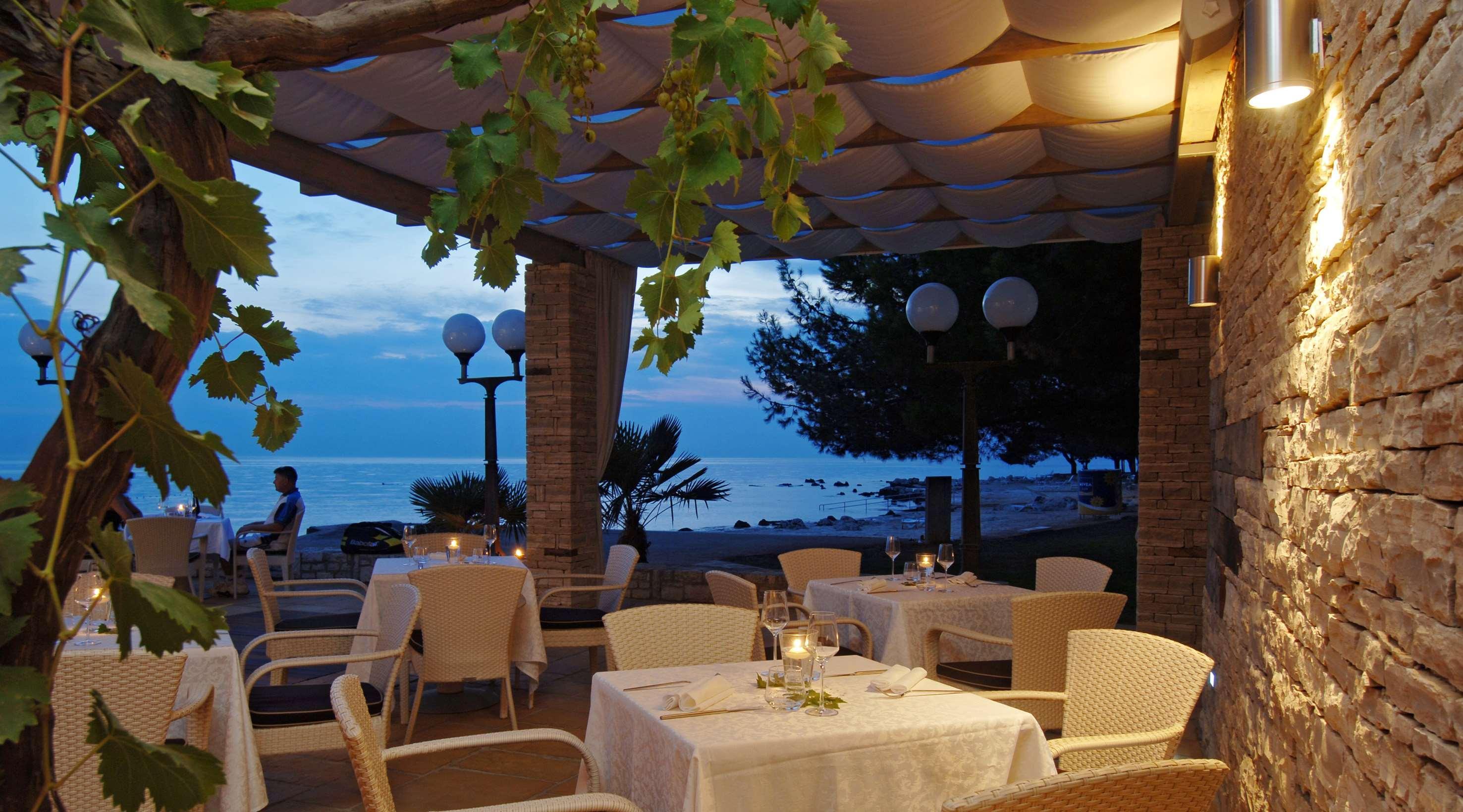 Apartments Amfora Plava Laguna Umag Étterem fotó